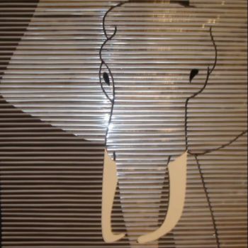 图画 标题为“elephant 2” 由Jean-François Caillarec, 原创艺术品