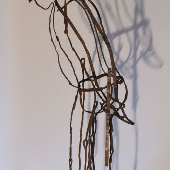 Sculpture intitulée "Homme de ligne n°4" par Petitperrin, Œuvre d'art originale