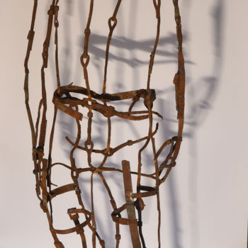 Sculpture titled "Homme de ligne n°3" by Petitperrin, Original Artwork