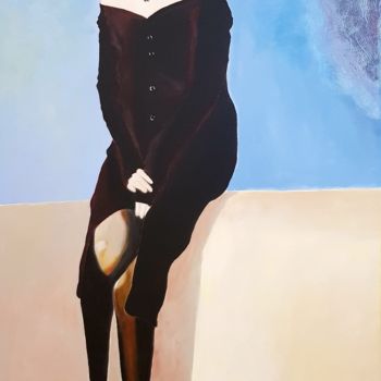 Картина под названием "Femme au charme dis…" - Jean François Consoli (Lejef), Подлинное произведение искусства, Акрил