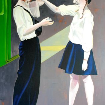 Peinture intitulée "Fais toi belle" par Jean François Consoli (Lejef), Œuvre d'art originale, Acrylique