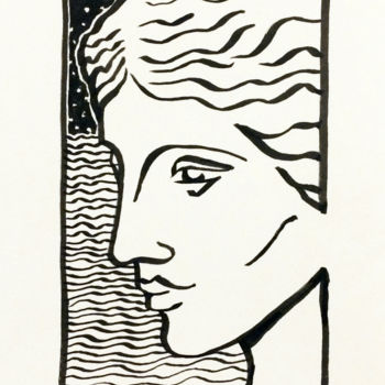 「VENUS」というタイトルの描画 Jibrationによって, オリジナルのアートワーク, インク