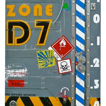 "ZONE D7" başlıklı Heykel Jerome Chauvin (JICE) tarafından, Orijinal sanat, Akrilik