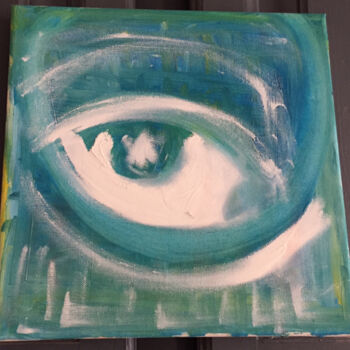 Schilderij getiteld "My eye" door Jicey Carina, Origineel Kunstwerk, Olie