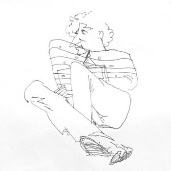 Drawing titled "dessin sans titre 03" by Jié Gao, Original Artwork, Other