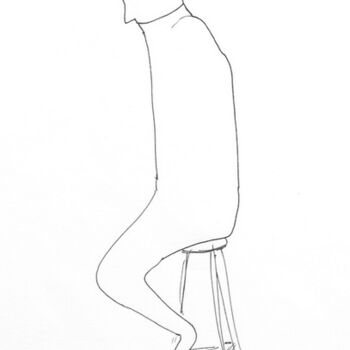 Dessin intitulée "dessin sans titre 11" par Jié Gao, Œuvre d'art originale, Autre