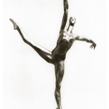 Schilderij getiteld "Ballet 003" door Ji Hong Zhang, Origineel Kunstwerk