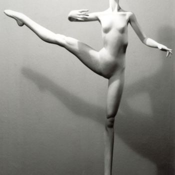 Sculpture intitulée "Ballet 004" par Ji Hong Zhang, Œuvre d'art originale, Métaux