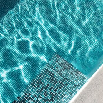 Цифровое искусство под названием "Pool 10, 2024" - Jil Anders, Подлинное произведение искусства, Цифровая фотография Установ…