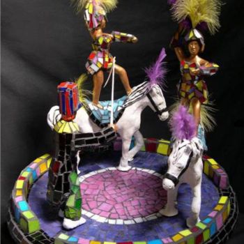 Sculpture titled "Circus Riders" by Jill Nassau, Original Artwork, Other