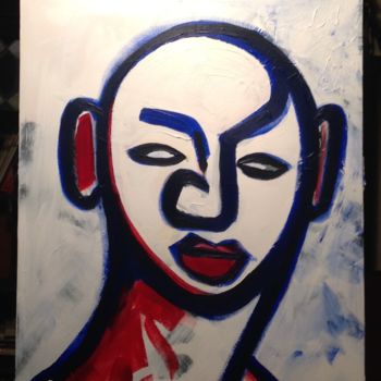 Painting titled "Boxer" by Jd Johnson, Original Artwork, Acrylic