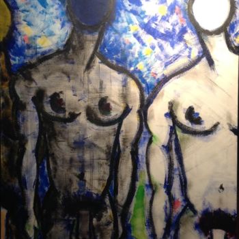 Painting titled "El Sexo Es Mi Traba…" by Jd Johnson, Original Artwork, Acrylic