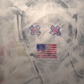 Painting titled "Whitewashed Freedom" by Jd Johnson, Original Artwork, Acrylic