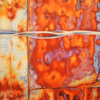 图画 标题为“Rust Series 4” 由Jim Haller, 原创艺术品, 粉彩