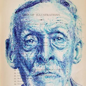 Desenho intitulada "Albert Fish" por Jim Haller, Obras de arte originais, Tinta