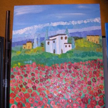 Painting titled "Provence" by Jean Marc Cornille, Original Artwork