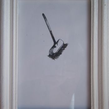 Desenho intitulada "atado-con-alambre-l…" por Jimena Di Prinzio, Obras de arte originais