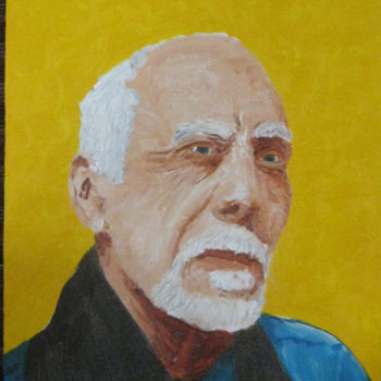 Schilderij getiteld "Rick" door Jim Fischer, Origineel Kunstwerk, Olie