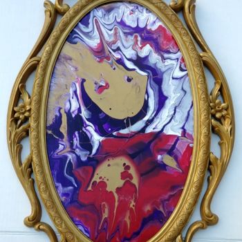 Painting titled "Mirror Mirror On Th…" by Jim Richards, Original Artwork, Acrylic