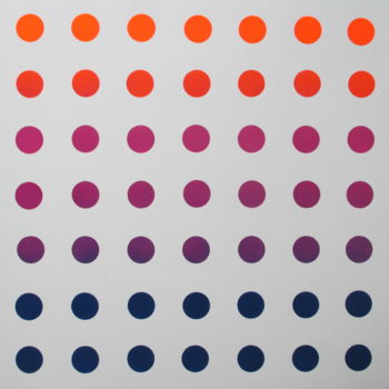 Peinture intitulée "Dots No.365" par Jim Richards, Œuvre d'art originale, Acrylique