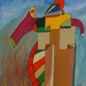 Pintura titulada "Séries cub esp d 50…" por Jipé Fronton, Obra de arte original, Acrílico