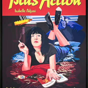「Plus Action」というタイトルのデジタルアーツ Jipedanによって, オリジナルのアートワーク, デジタル絵画
