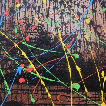 Peinture intitulée "music" par Jean-Jacques Minardi (Ipo), Œuvre d'art originale, Acrylique Monté sur Châssis en bois