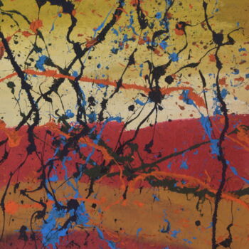 Malerei mit dem Titel "Tahar" von Jean-Jacques Minardi (Ipo), Original-Kunstwerk, Acryl Auf Keilrahmen aus Holz montiert