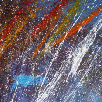 Pintura intitulada "Before fiesta" por Jean-Jacques Minardi (Ipo), Obras de arte originais, Acrílico