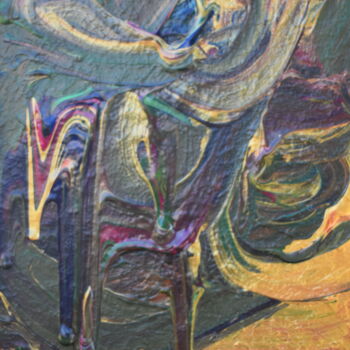 Pintura intitulada "AL20221911" por Jean-Jacques Minardi (Ipo), Obras de arte originais, Acrílico Montado em Armação em made…