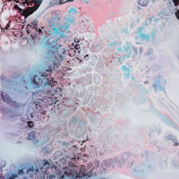 Peinture intitulée "COTTON CANDY" par Janaan Jaunally, Œuvre d'art originale, Acrylique Monté sur Châssis en bois