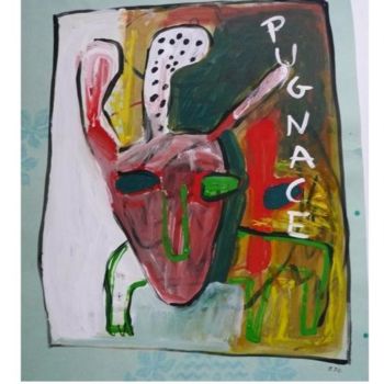 绘画 标题为“pugnace” 由Jean-Jacques Corriger, 原创艺术品