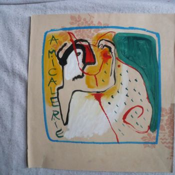 Painting titled "amicalerie" by Jean-Jacques Corriger, Original Artwork