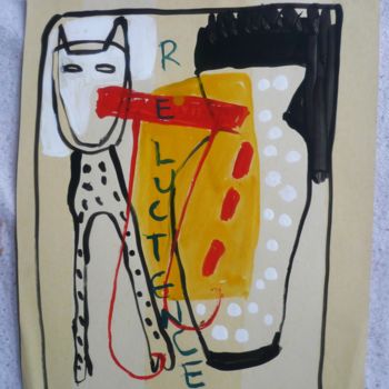 Painting titled "reluctence" by Jean-Jacques Corriger, Original Artwork