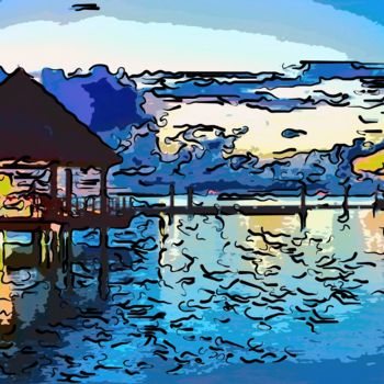 Digital Arts titled "Dock On The Bay" by Jack Cash Jr, Original Artwork