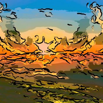 Arte digital titulada "Approaching Storm" por Jack Cash Jr, Obra de arte original