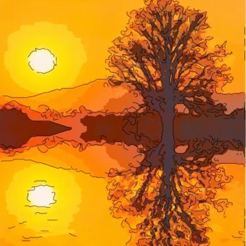 Digital Arts titled "Golden Sunshine" by Jack Cash Jr, Original Artwork