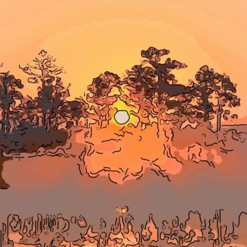 Arte digitale intitolato "Sunshine Through Th…" da Jack Cash Jr, Opera d'arte originale
