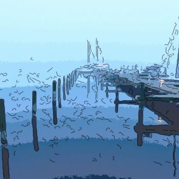 "The Docks Before Da…" başlıklı Dijital Sanat Jack Cash Jr tarafından, Orijinal sanat