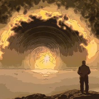 Digital Arts titled "Time Tunnel 3" by Jack Cash Jr, Original Artwork, Digital Painting