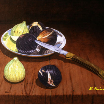 Painting titled "FRUITS" by Dimitrios Gonalakis, Original Artwork, Oil