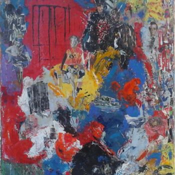 Painting titled "vies révées" by Jean Louis Belmonte, Original Artwork, Acrylic