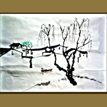 Desenho intitulada "jpg.jpg" por Changli Ma, Obras de arte originais