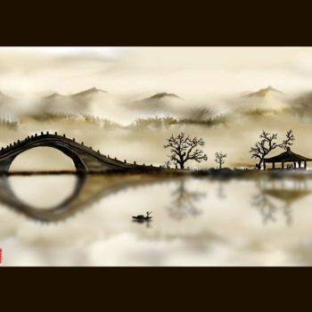 Arte digitale intitolato "风景" da Changli Ma, Opera d'arte originale