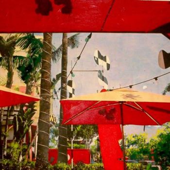 Fotografía titulada "Hollywood parasols" por Harry Jeanluc, Obra de arte original