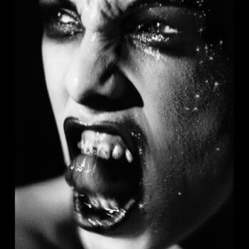 Fotografía titulada "Diamond Dogs 5" por Jean Luc Michon, Obra de arte original, Fotografía analógica Montado en Aluminio