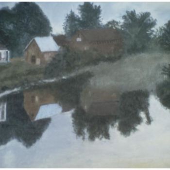 Painting titled "Morning along the W…" by Jack Spath, Original Artwork, Oil
