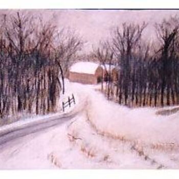 Painting titled "The Road Home" by Jack Spath, Original Artwork, Oil
