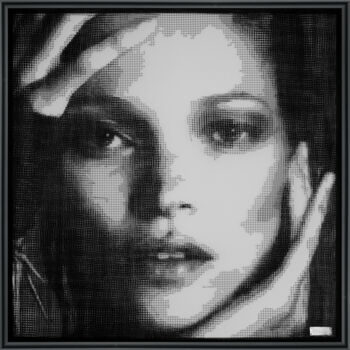 Sculpture intitulée "Kate Moss" par Jm Collell, Œuvre d'art originale, Métaux