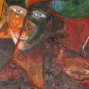 Pintura intitulada "Carnaval" por Jean-Michel Mahaux, Obras de arte originais, Acrílico